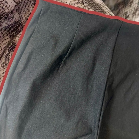 Joseph Ribkoff Black Ponte Crepe Zip Front Stretch Straight Leg Pants Size 10 - Picture 9 of 11